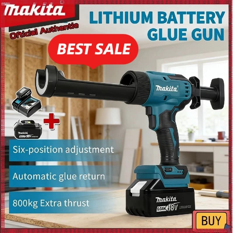 Makita Wireless Electric Collar, 18V Multifunction Sealing Gun, Portable Electric Tool for Filling and Sealing