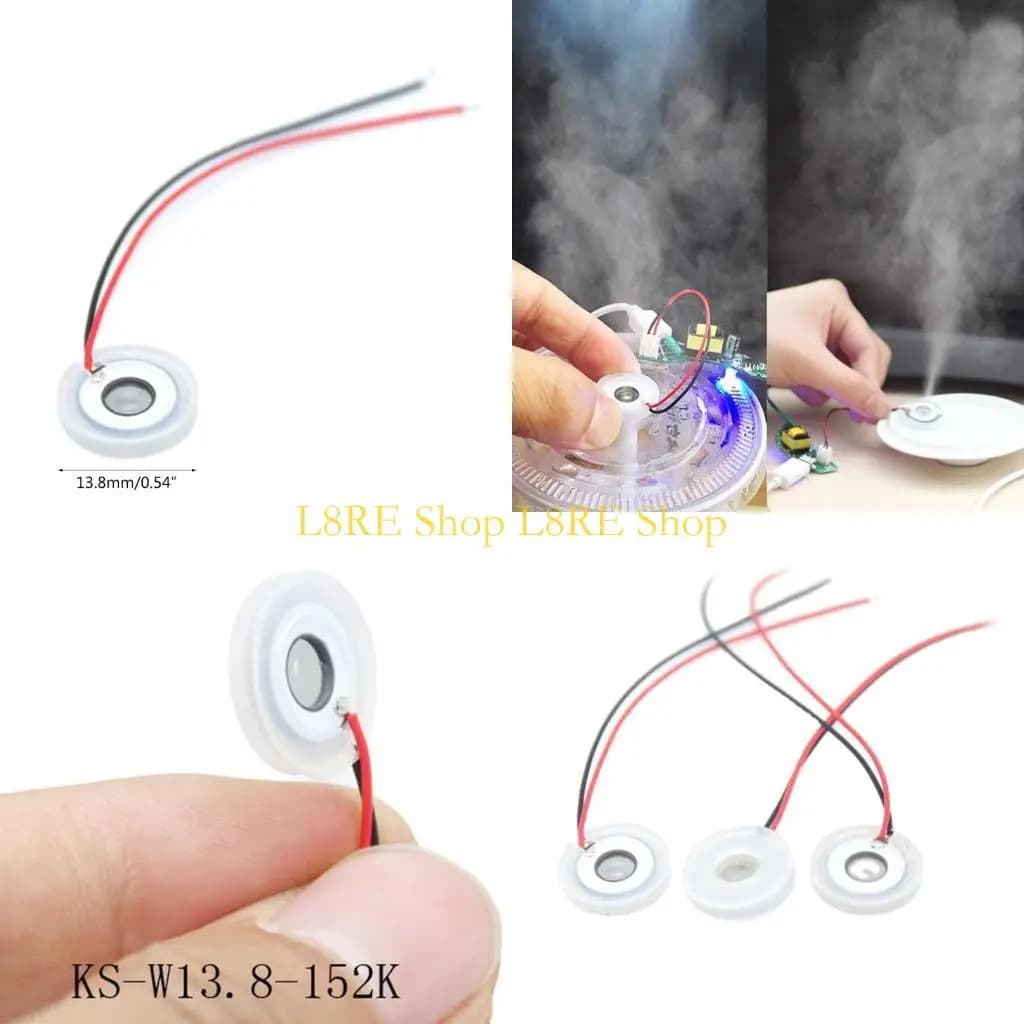 L8RE 13.8mm Mini Maker Fogger Ultrasonic Atomizer Transducer Diffuser DIY Parts