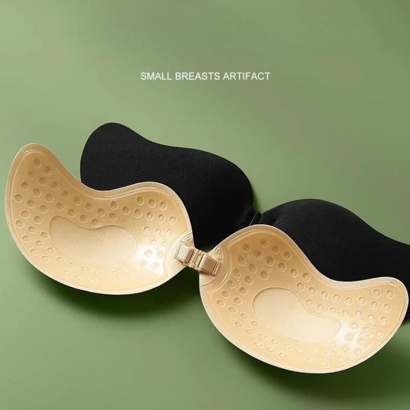 Reggiseno adesivo invisibile senza spalline Nastro per il seno Reggiseni push up Lingerie da donna Copricapezzoli in silicone senza cuciture Bralette Pasties