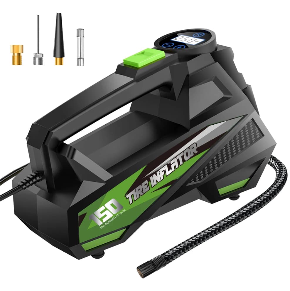 Carsun Auto Pompa di Aria Compressore D'aria 12V 150Psi Elettrico Senza Fili Portatile Pompa di Gonfiaggio Dei Pneumatici per la Moto Bicicletta Auto Pneumatico palla