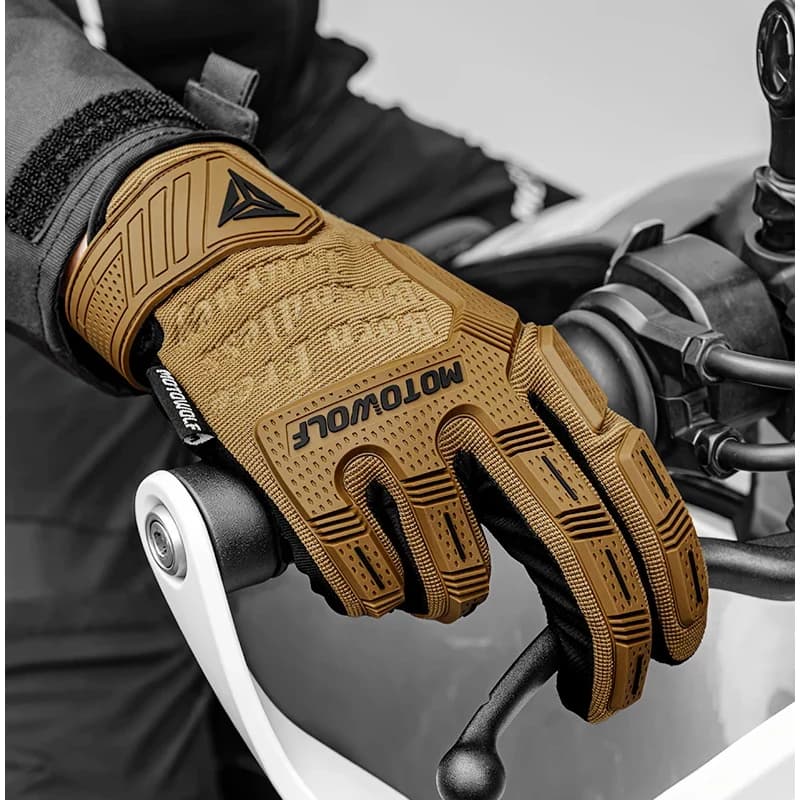Motorcycle Gloves Protect Knuckle Touch Screen Electric Dirt Bike Breathable Luvas Para Guantes Anti-slip Wear Resistant Palm