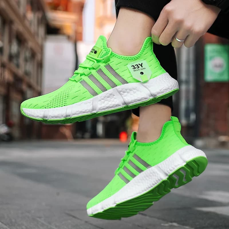 Sneakers da uomo traspiranti, scarpe classiche da esterno, leggere e comode, in rete, slip-on, scarpe da passeggio, tenis, zapatillas hombre