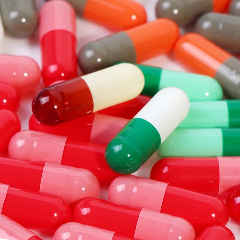 1000 Pezzi/Sacchetto 1 # Blank jelly capsules for drugs, pills and vitamins