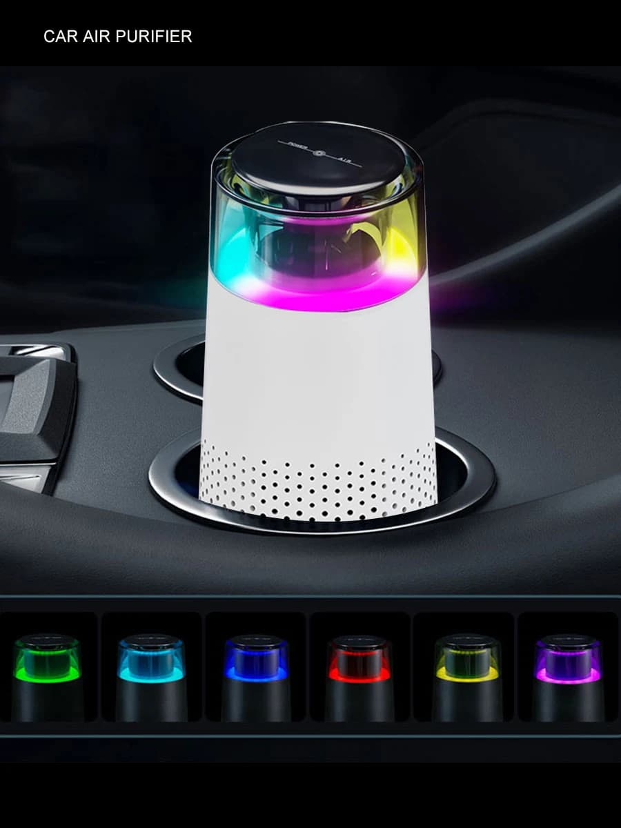 Small Deodorant Small Ion Air Purifier for Usb Electrical Appliances with Led Lights for Home Car