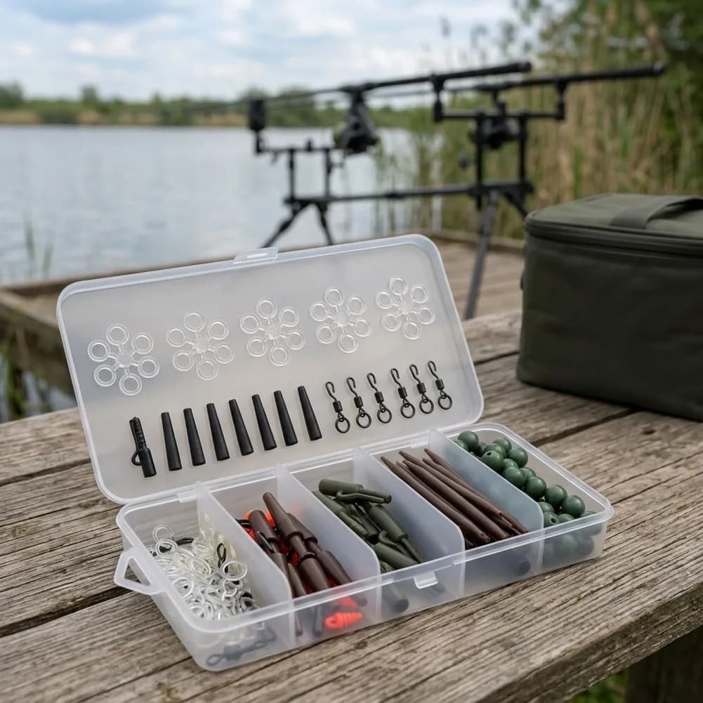 Freshwater Tackle Box Fishing Tackle Set For Outdoor Fishing Trips Organized Compartments Lightweight Design For Sea Rod