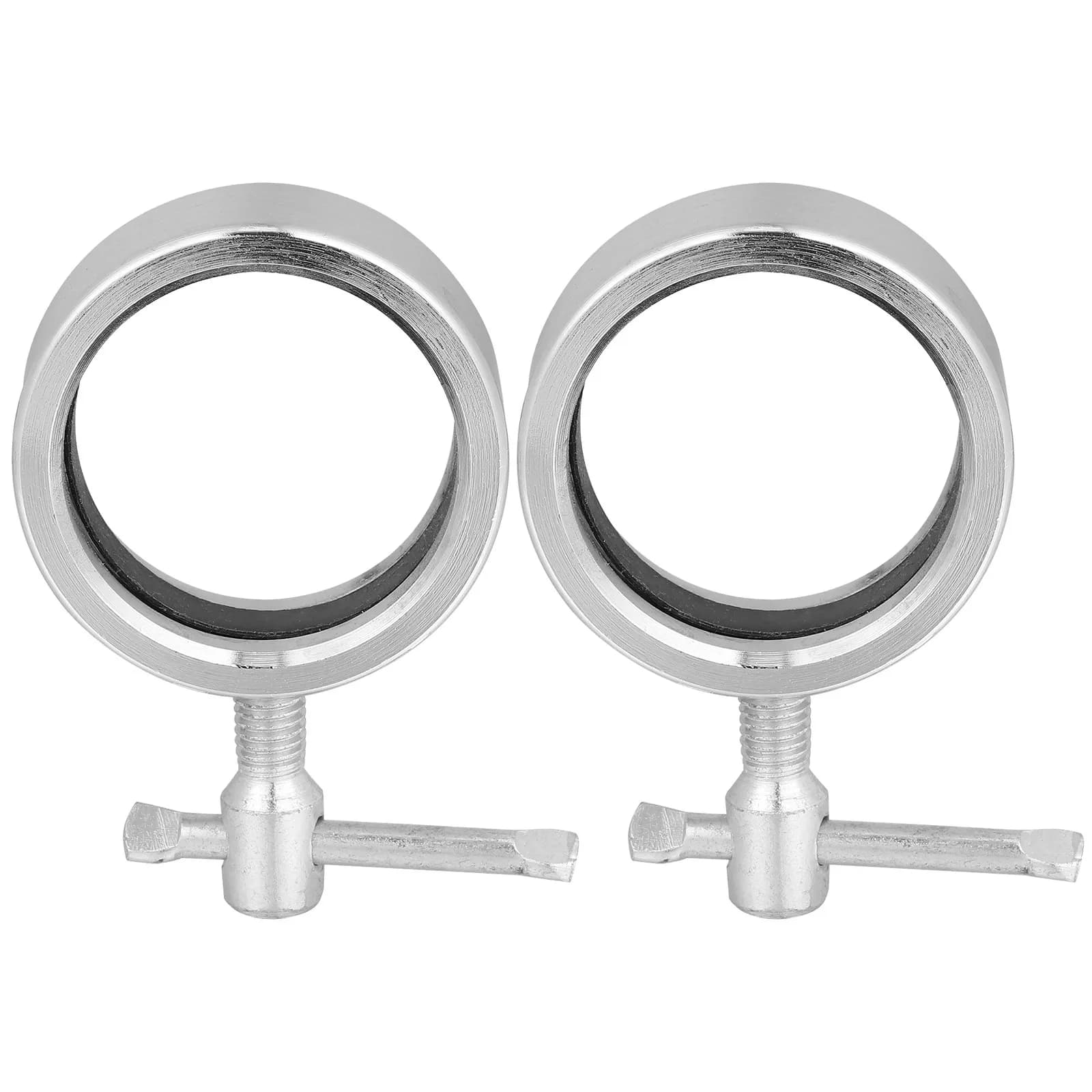 2Pcs Barbell Collars Quick Release Spring Clips Alloy Metal Construction Secure Grip Anti-Slip Weight Plate Fasteners for Home
