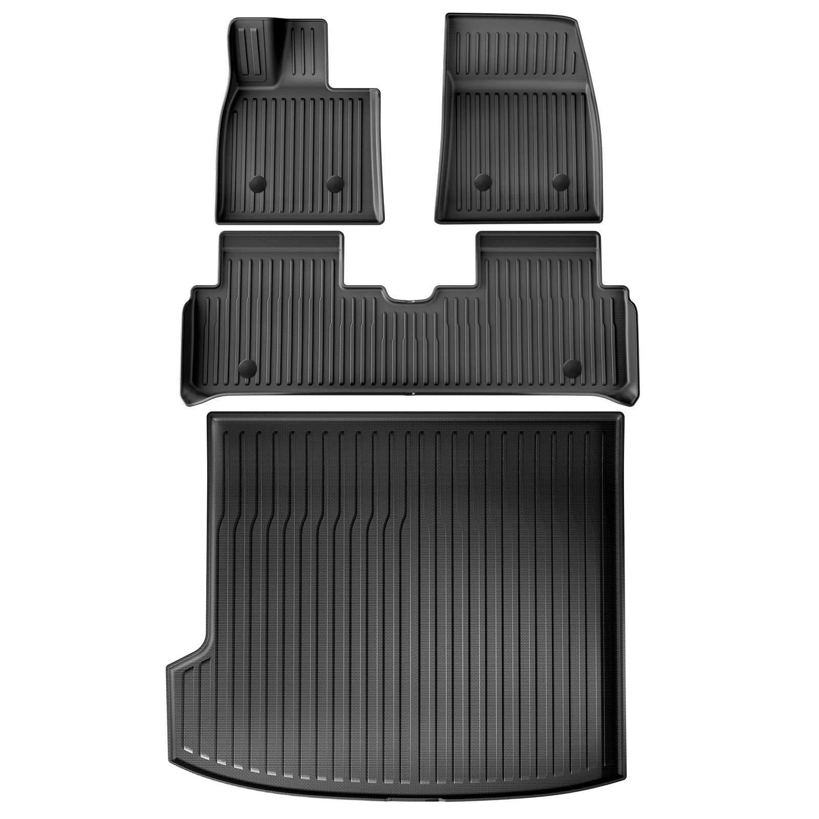LUCKEASY per NIO ET5 2022-2024 TPE 3D Tappetini per auto Tappetino per bagagliaio Accessori per tutte le stagioni ( Timone sinistro)