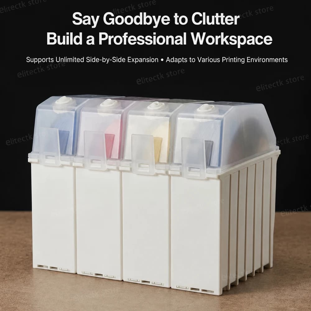 Stackable 3D Printer Filament Dry Box Moisture Proof Dustproof Storage Container PLA Spool Holder Quick Swap Filament Storage