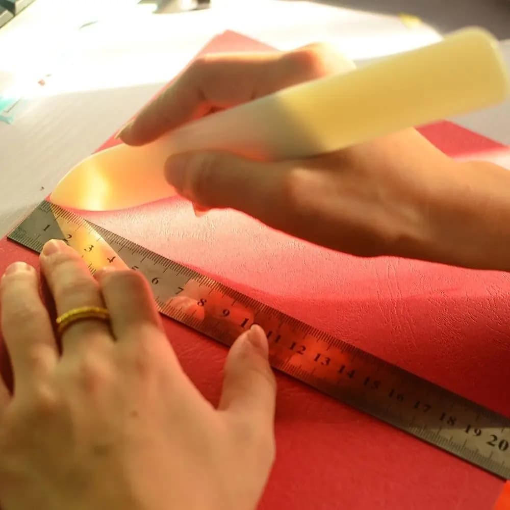 Strumento per Piegatura e Bordatura, Piegatrice per Carta, per Rilegatura e Lavorazione Artigianale