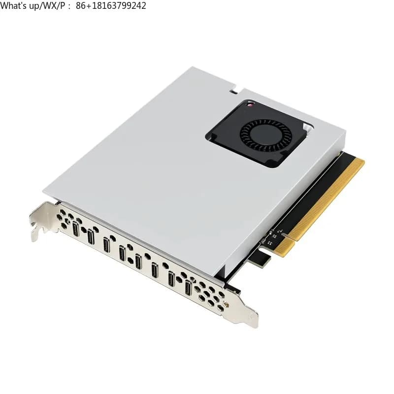 Scheda di acquisizione visiva PCIe X16 ASM3242 4CH 20G USB3.2