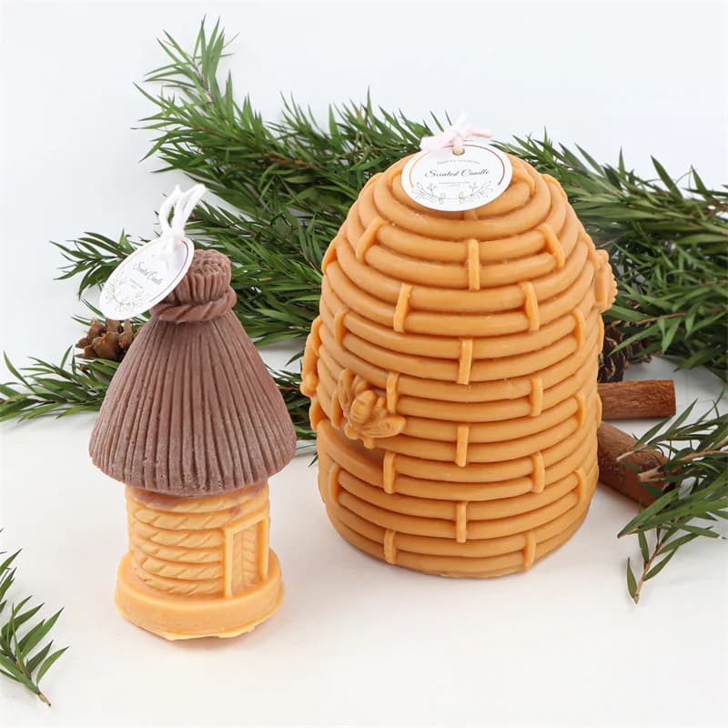 Stampo in Silicone 3D a Nido d'Ape per Candele, Sapone Profumato Fatto a Mano, Resina, Pasticceria, Decorazione da Tavolo per la Famiglia