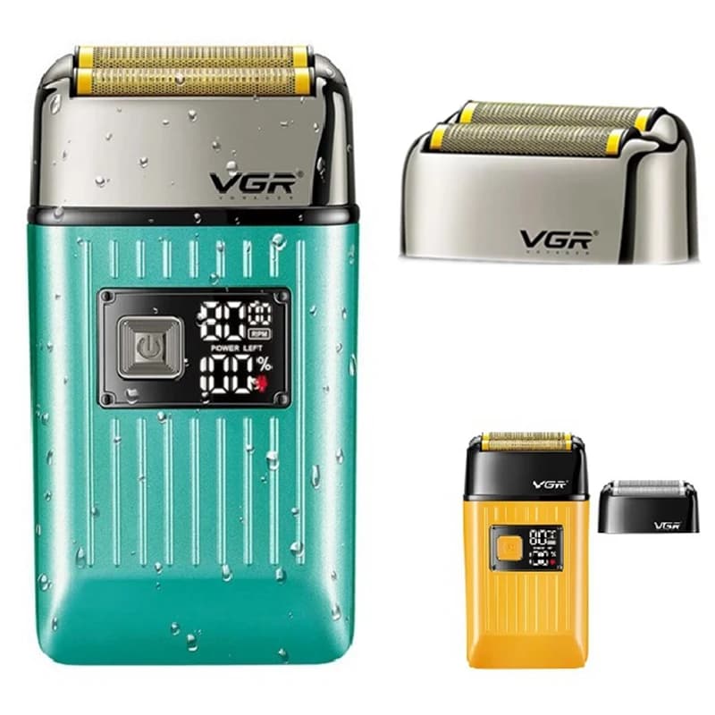 VGR Rechargeable Hair Razor for Men Dry and Wet Face Electric Razor Electric Shaving Machine with Extra Network