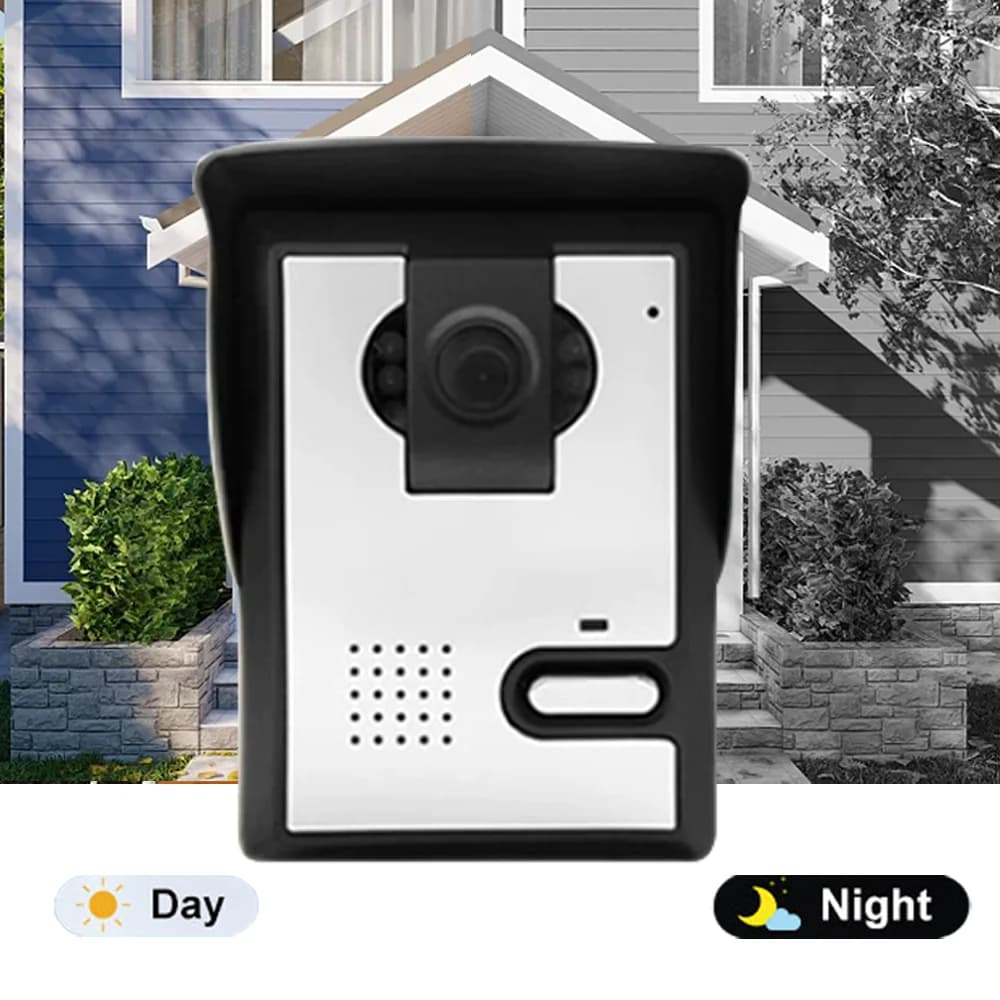 7Inch IPS Screen Wired Video Door Phone Intercom System XSL-V70f-L Visual Door Viewer Camera