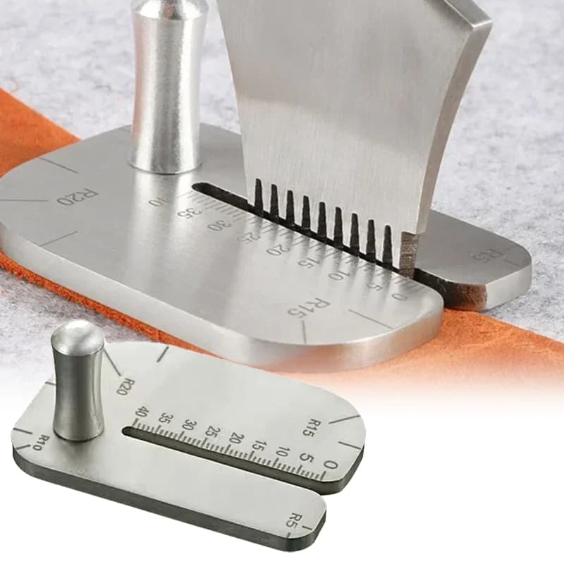 Leather Pulling Board Practical Cutting Ruler Tool Stainless Steel Manual Leather Cut Auxiliary Accessories Dropshipping