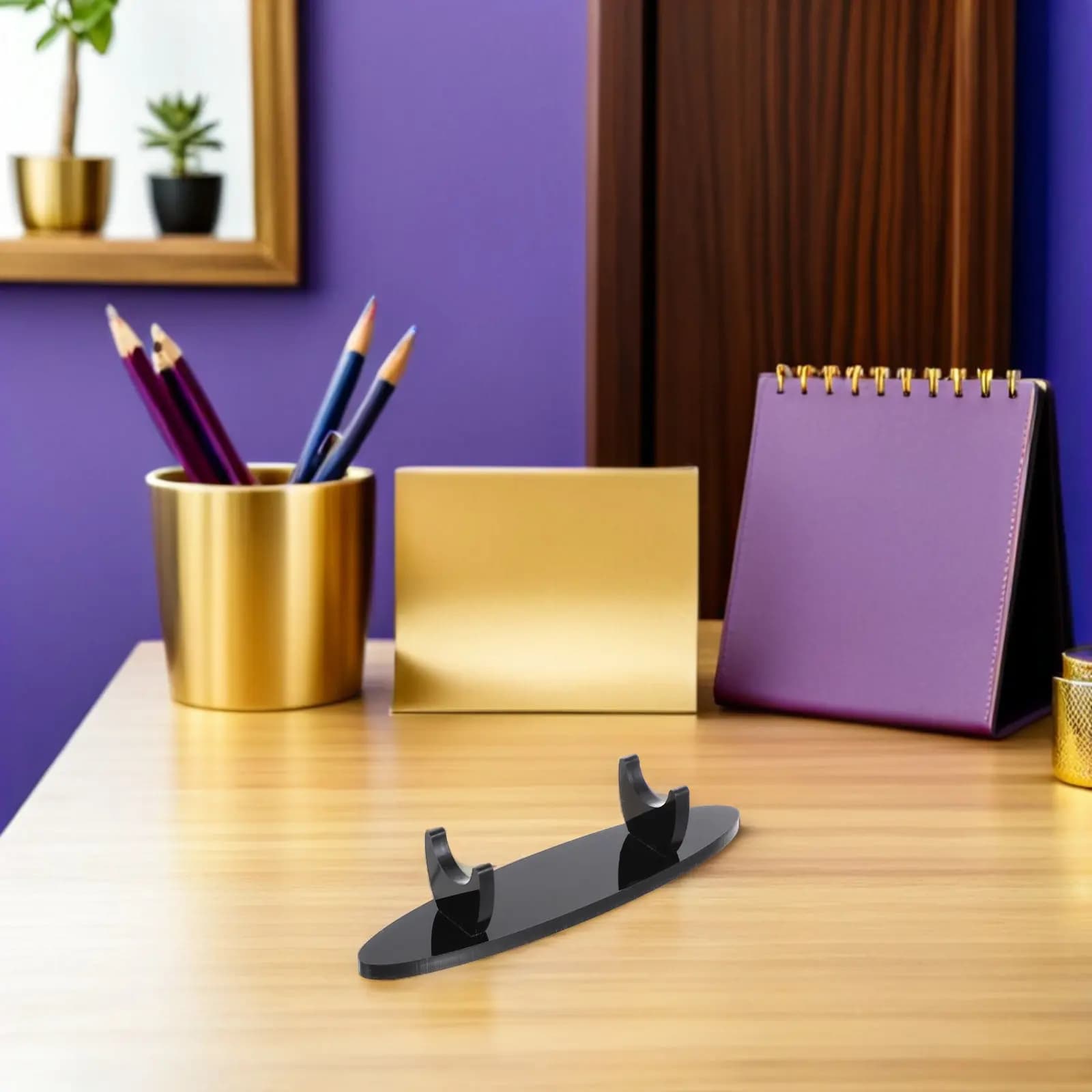 Set di 3 Portapenne in Acrilico, Organizzatore da Scrivania Creativo, Portapenne Singolo, Espositore per Penne a Sfera e Matite, Supporto per Pennelli da Trucco