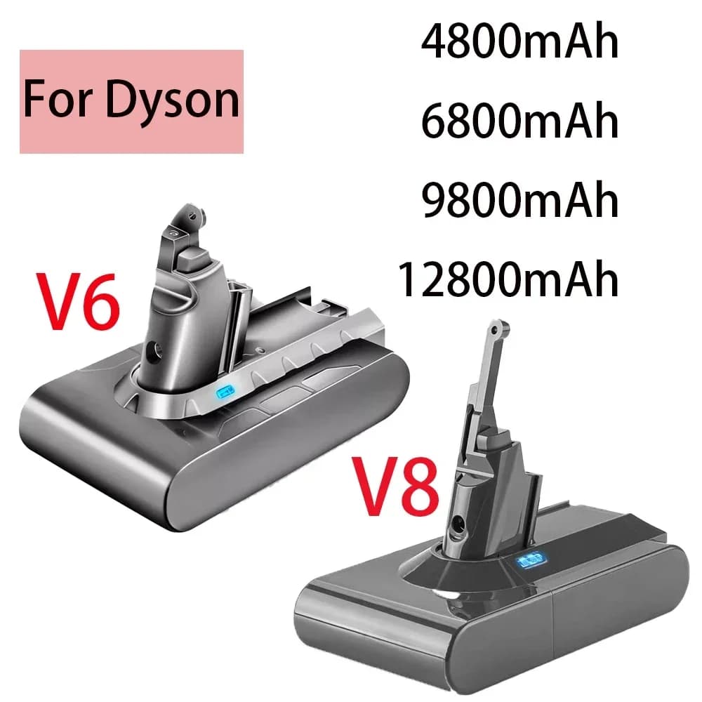 21.6V12800Ah ForDyson Sostituzione Della Batteria DC62 DC59 DC58 SV03 SV04 SV09 V6 Animale Motorhead V6 Sottile V6 Assoluto Vacuum Batter