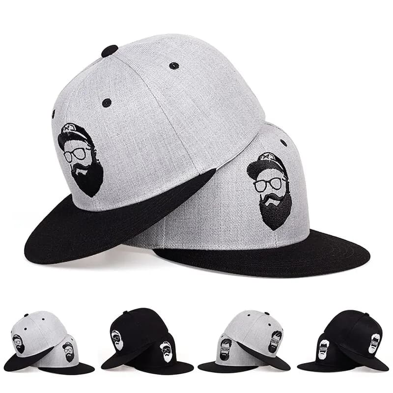 Cappelli Hip-hop con ricamo Unisex barbuto vecchio cappello da Baseball Casual regolabile all'aperto con protezione solare