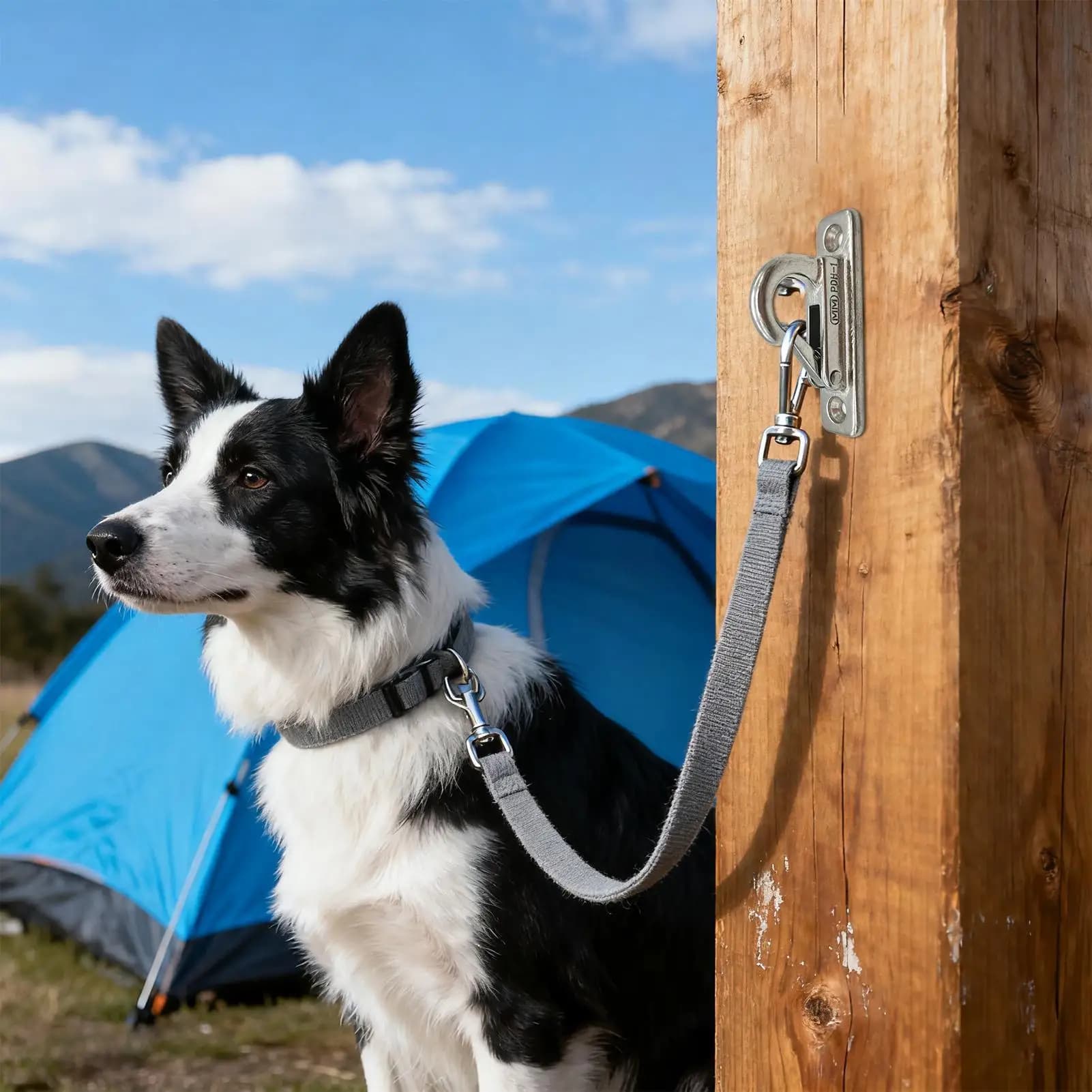 Ganci per guinzagli per cani per parete Gancio per piombo per animali domestici montato a parete Guinzagli per cani montati a parete Supporto per parcheggio per soggiorno in appartamento nel cortile