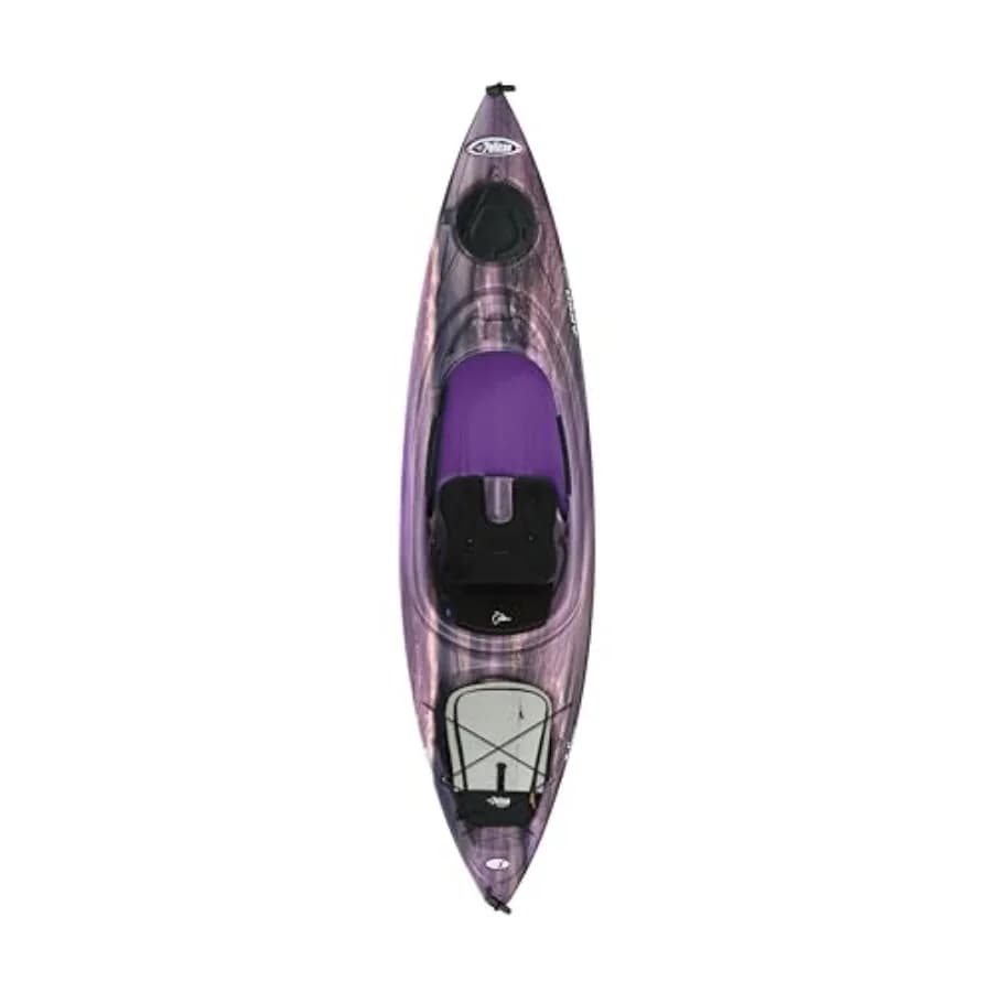 Kayak Ricreativo Sit-in Argo 100X EXO Premium 10 piedi in Polietilene Leggero Rosso con Sedile Regolabile e Vano Porta Pagaia
