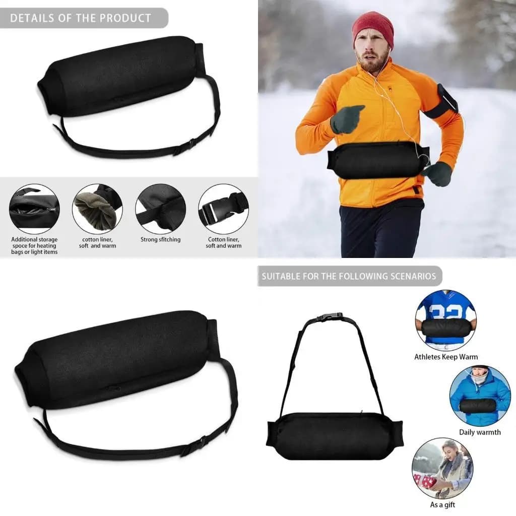 R6FE Sports Hand Walding Chaggine Muff for outdoor football accessory