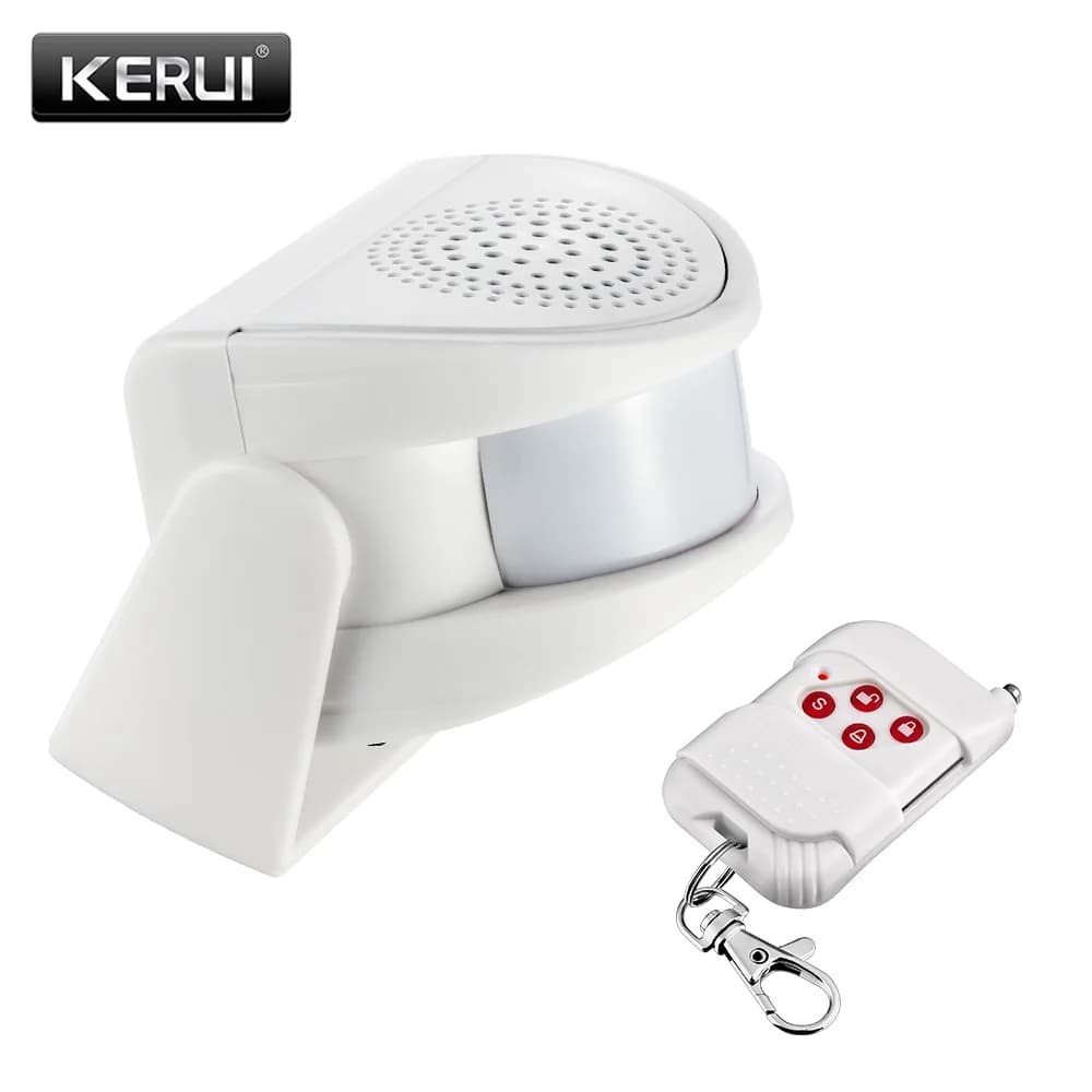 Campanello Wireless KERUI con Sensore di Movimento per Interni, Allarme di Benvenuto per Negozi e Attività Commerciali con Telecomando