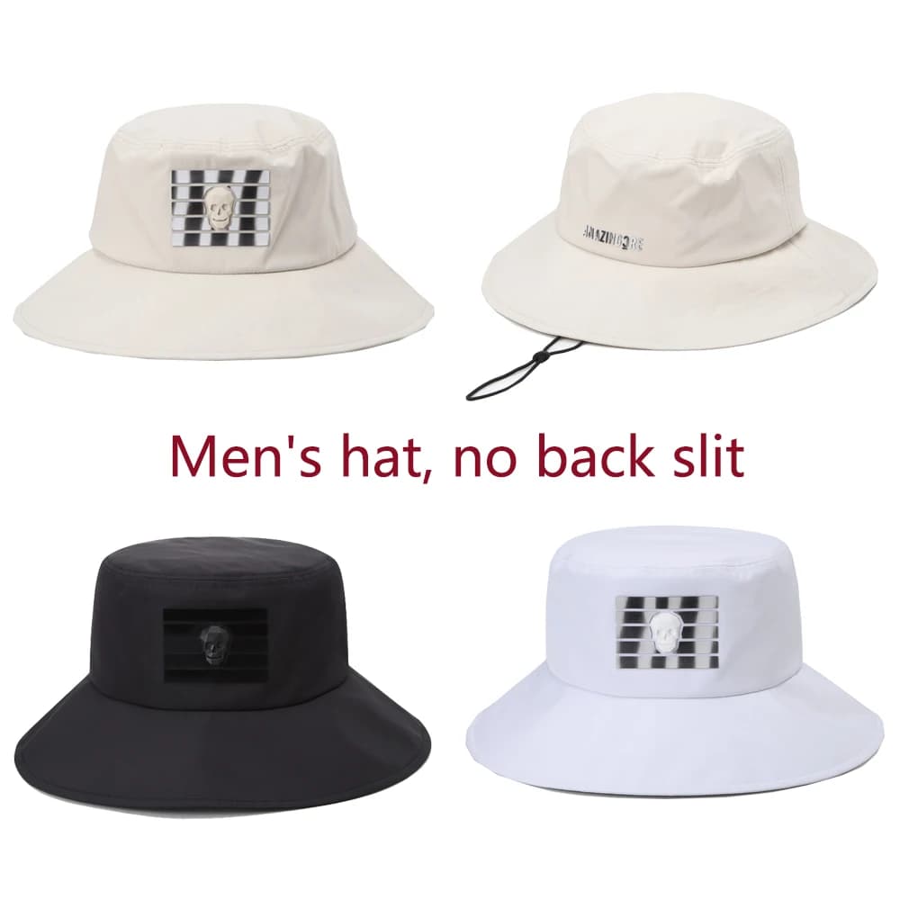 Waterproof Wide Tent Golf Hat with Solar Protection, casual sportsman, adjustable in five sizes, wear-resistant