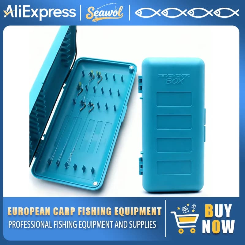 Scatola per Attrezzatura da Pesca alla Carpa con Organizzatore per Hair Rig e Contenitore per Esche, Grande Custodia Portatile per Rig e Accessori per la Pesca alla Carpa