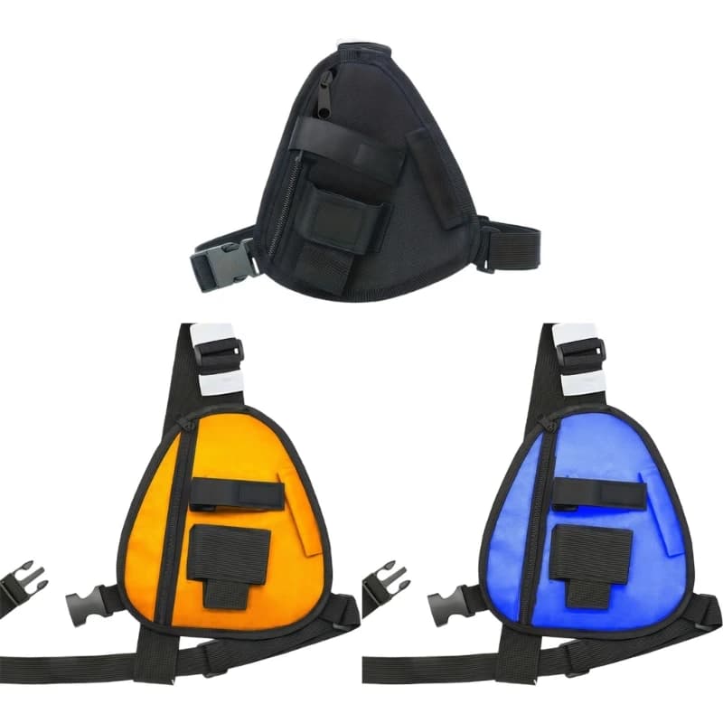 340D Hands On Chest Pack Crossbody Utility Carry Bag with Front Pocket for Commuting Hiking, Travel and Daily Carry