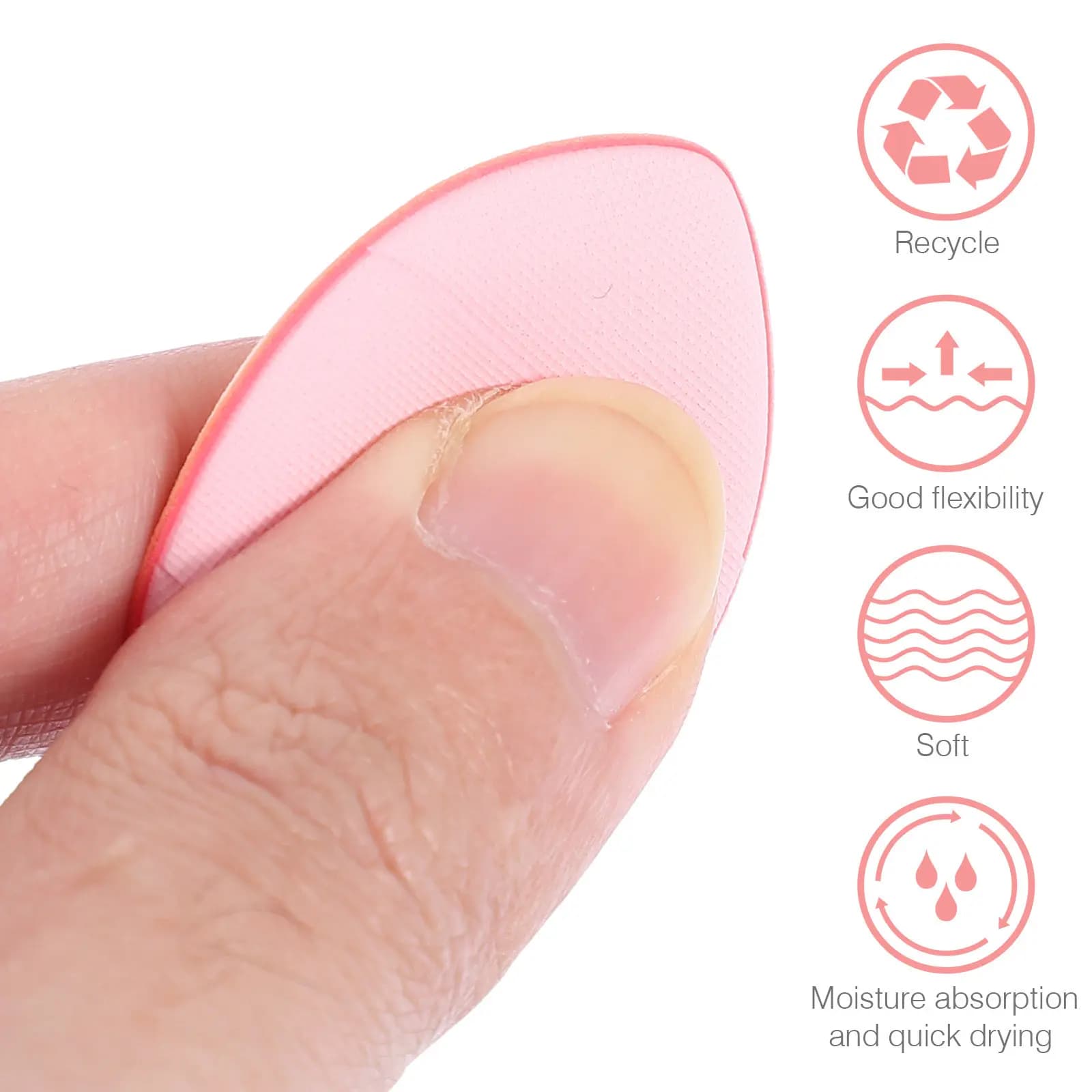 20Pcs Dry Wet Use Mini Powder Puff Makeup Sponge Compact Applicator for Face Concealer Coverage Makeup Puff