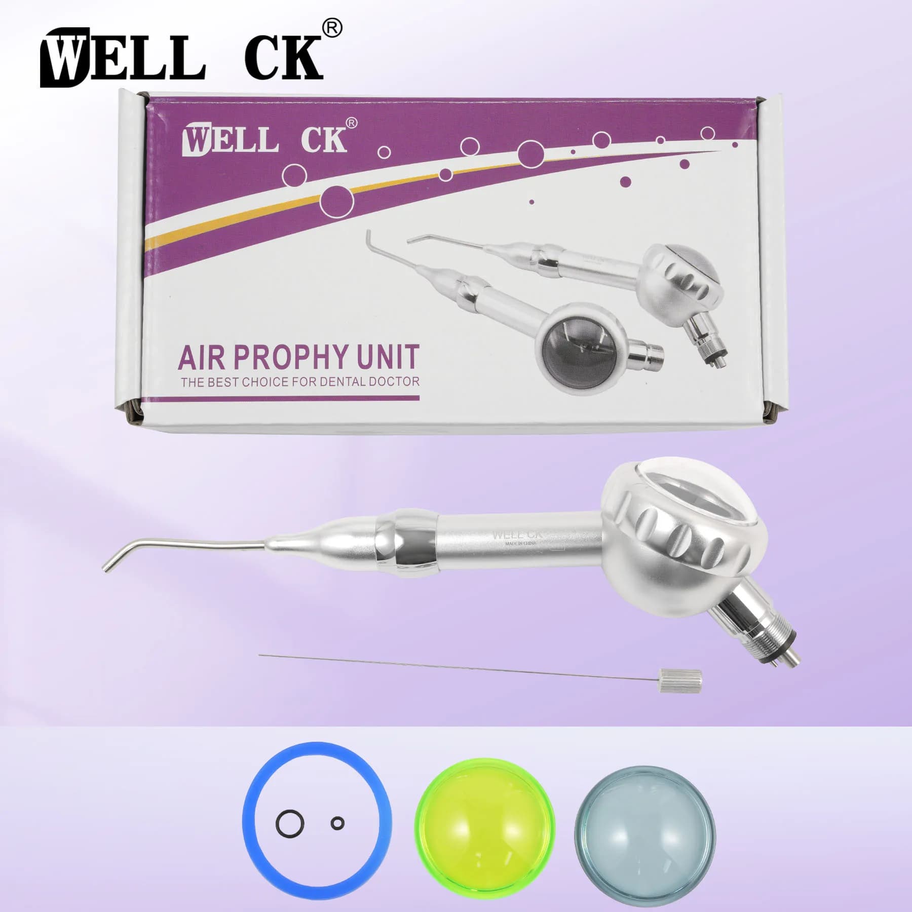 Air and Water Dental Cleaner, Teeth Whitening Spray, Dental Sanding Equipment for Cleansing and Polishing teeth, 4 Holes