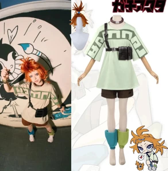Costume Cosplay Anime Gachiakuta, Set Completo di Jinki Successor Remlin Tissark per Feste e Cosplay
