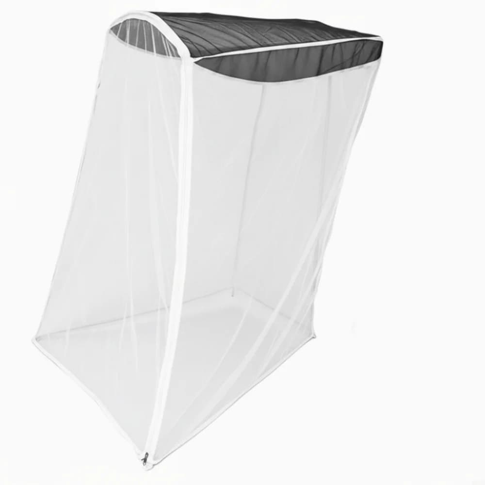 Zanzariera da Viaggio con Apertura a Cerniera, Design Pieghevole, Rete Anti-Insetti, Tenda Compatta, Zanzariera per Pesca