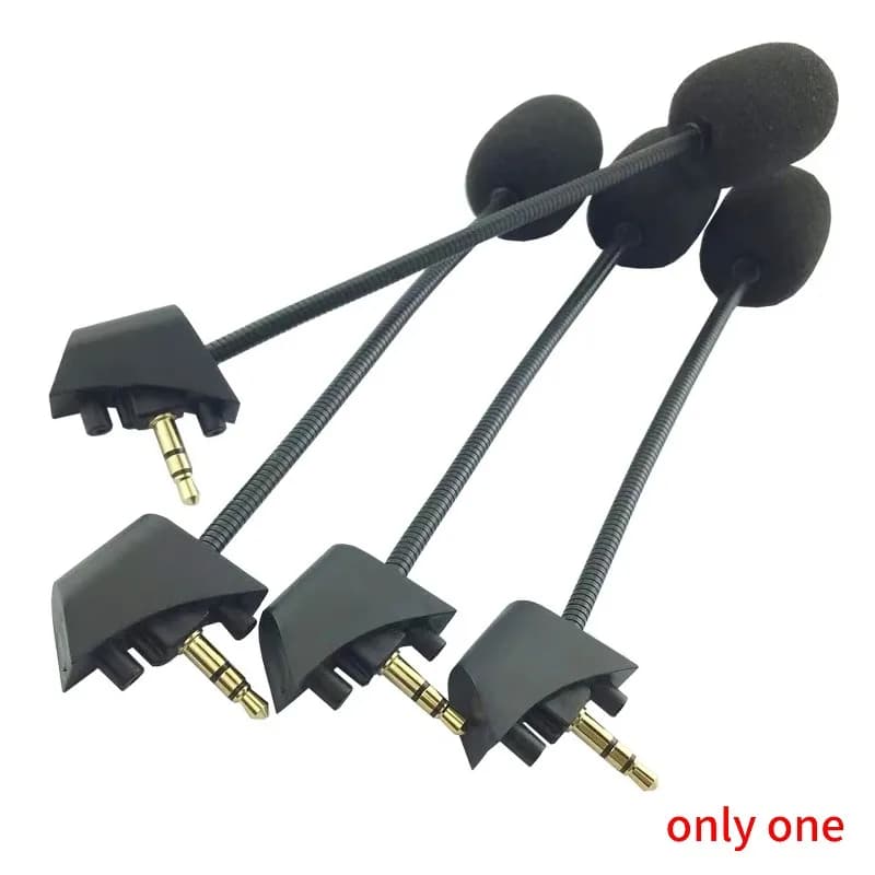 B49C Microfono staccabile di ricambio per cuffie da gioco Siberia T20 - Microfono con cancellazione del rumore, connessione da 3,5 mm