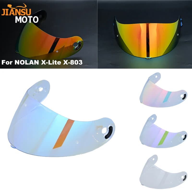 Visiera per casco moto per NOLAN X-Lite X-803 Lente per casco moto Scudo antigraffio Accessori moto Casco Moto