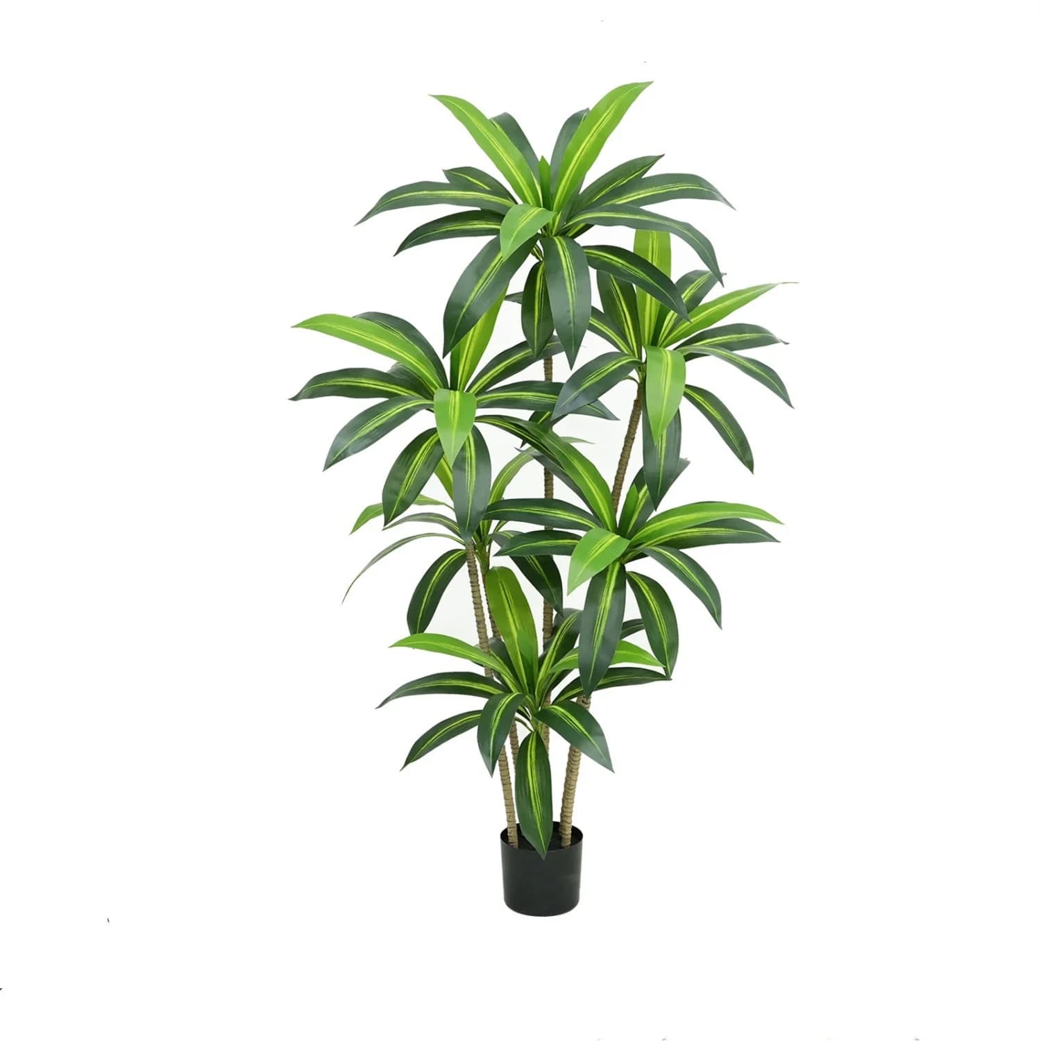 Piante di albero artificiale, albero di legno brasiliano finto per interni, piante finte decorative per ingresso ufficio domestico soggiorno 150 cm