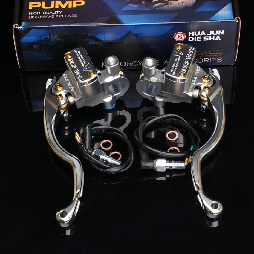 17RCS Bici Da Corsa Pompa Freno Frizione Cilindro Maestro Freno Leva Frizione Idraulica Universale 22mm per Honda Yamaha Aprilla BMW