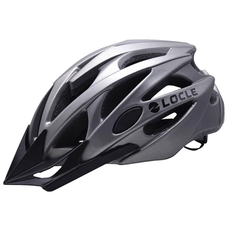 LOCLE Casco da ciclismo Uomo Donna Occhiali magnetici Casco da bicicletta con visiera rimovibile Casco da mountain bike da strada Taglia M/L/XL