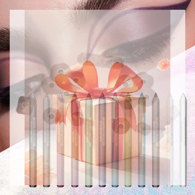 1 Piece Pen Shade 14 Colors Multifunction Glitter Perlescent Eyeliner Gel Pen Makeup Monochrome Eyeliner