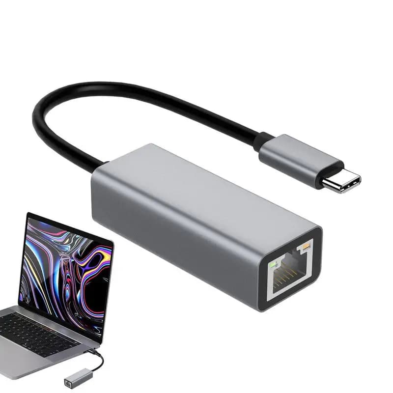 Adattatore Ethernet USB tipo C Scheda di rete USB tipo C a RJ45 Cavo Internet Lan da 100 Mbps per MacBook PC Windows XP 7 8 10 LUX