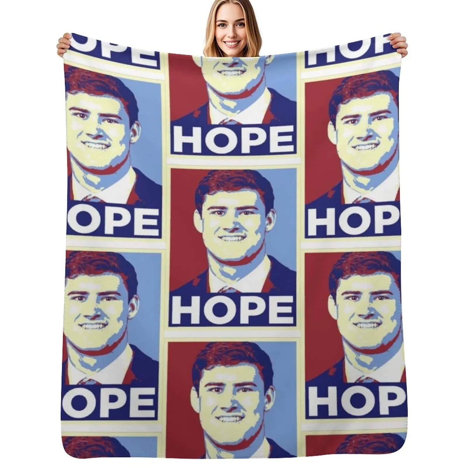 Coperta Daniel Jones Hope New York Football Draft Pick, coperta accogliente per divano, ideale per guardare la TV e fare il pisolino