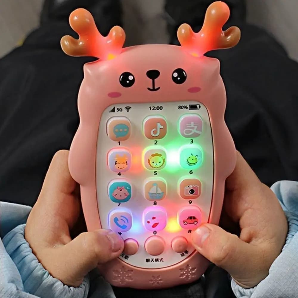 Nuovi giocattoli multifunzionali per telefono per bambini con massaggiagengive Giocattolo educativo precoce leggero Giocattoli per dormire Regalo per bambini