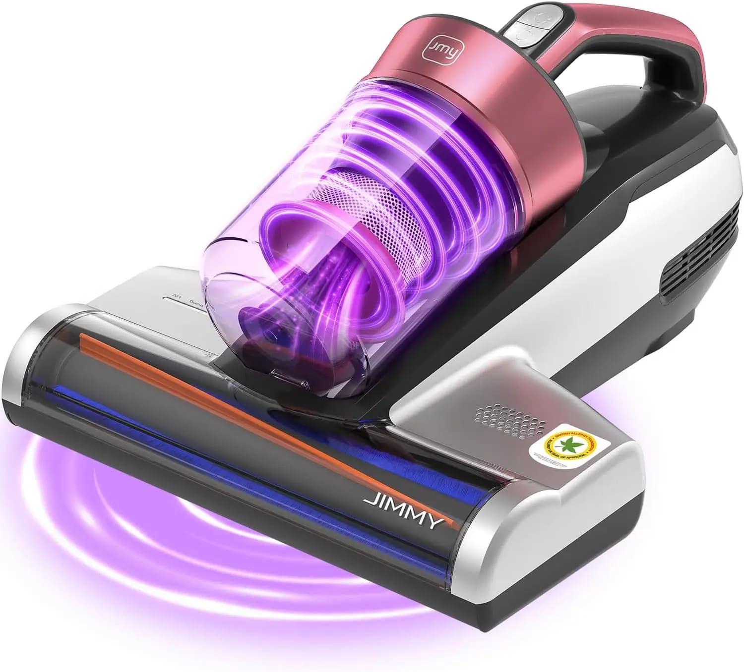 Aspirapolvere per materassi con UV-C e ultrasuoni, aspirazione 15Kpa 500W portatile per polvere e peli di animali domestici, filtro HEPA