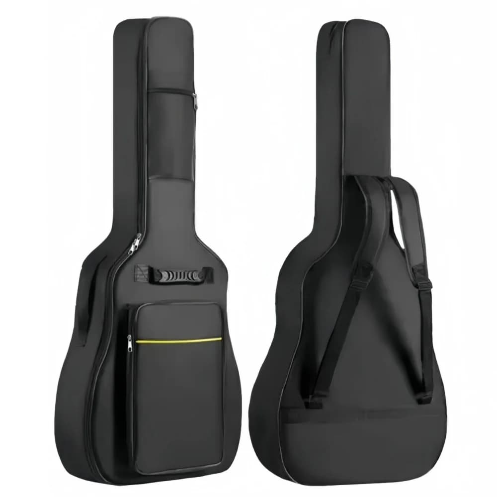 Custodia per chitarra con tracolla doppia regolabile resistente all'acqua da 41 pollici 0,25 pollici per chitarra acustica