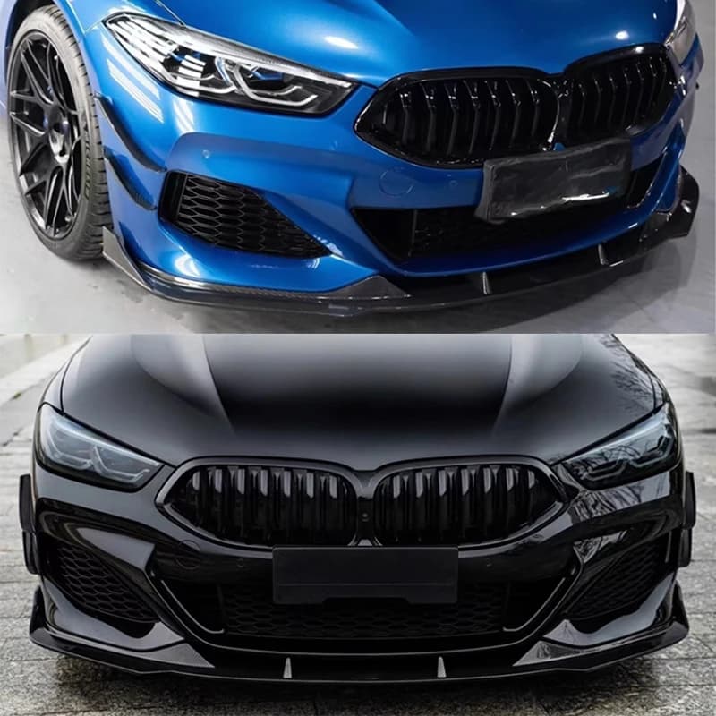 Car Front Bumper Splitter Lip Spoiler Diffuser For BMW 8 Series G14 G15 G16 M-Sport 840i 840d M850i 2018-2023 ABS Protector Kit