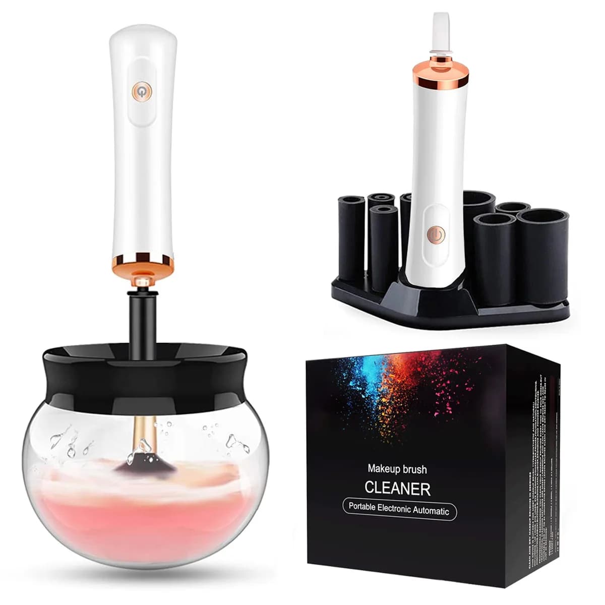 Rechargeable Makeup Brush Electric Cleaner Automatic Drying Washing Device Household Cleaning Tools