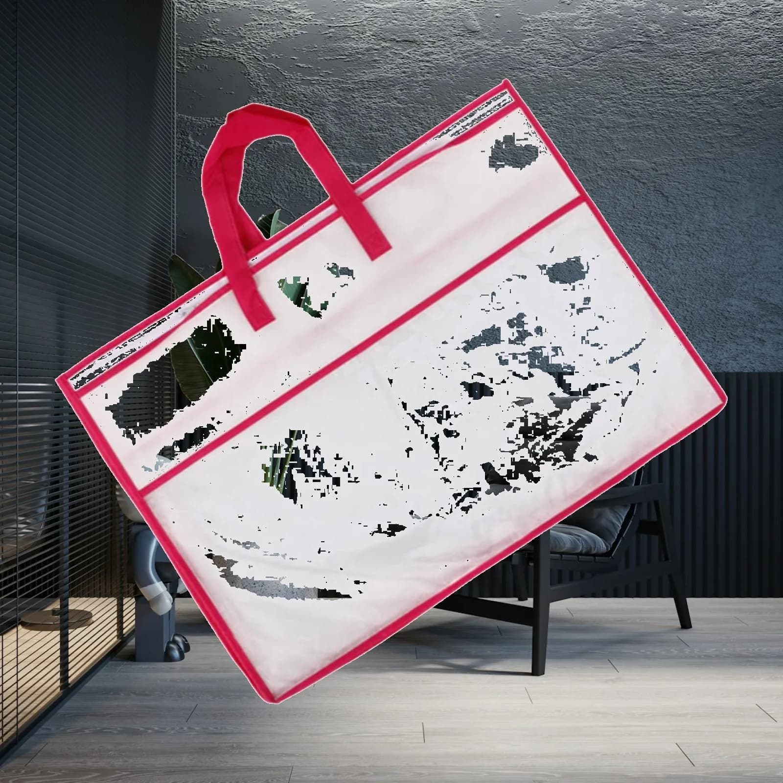 Organizer Bag for Comforters, Storage Solution for Linens And Pillows