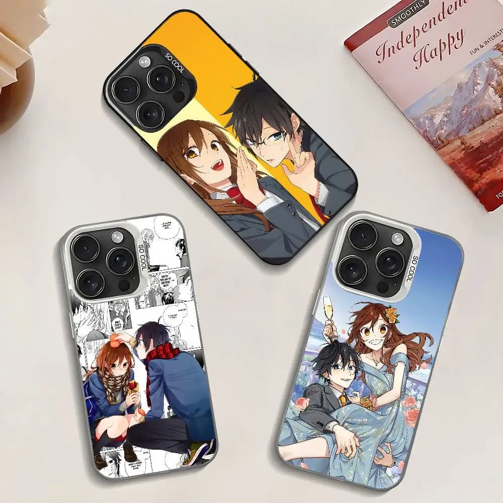 Cover per telefono Anime H-Horimiyas per iPhone 17 16 15 14 13 12 Mini 11 8 7 Pro Max Plus, custodia colorata