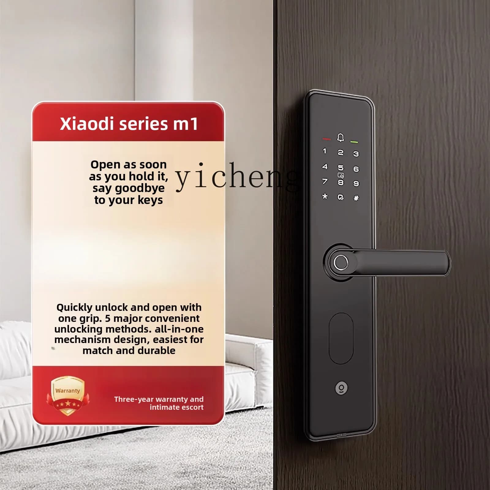 ZC M1 impronta digitale password porta antifurto serratura elettronica intelligente per uso domestico