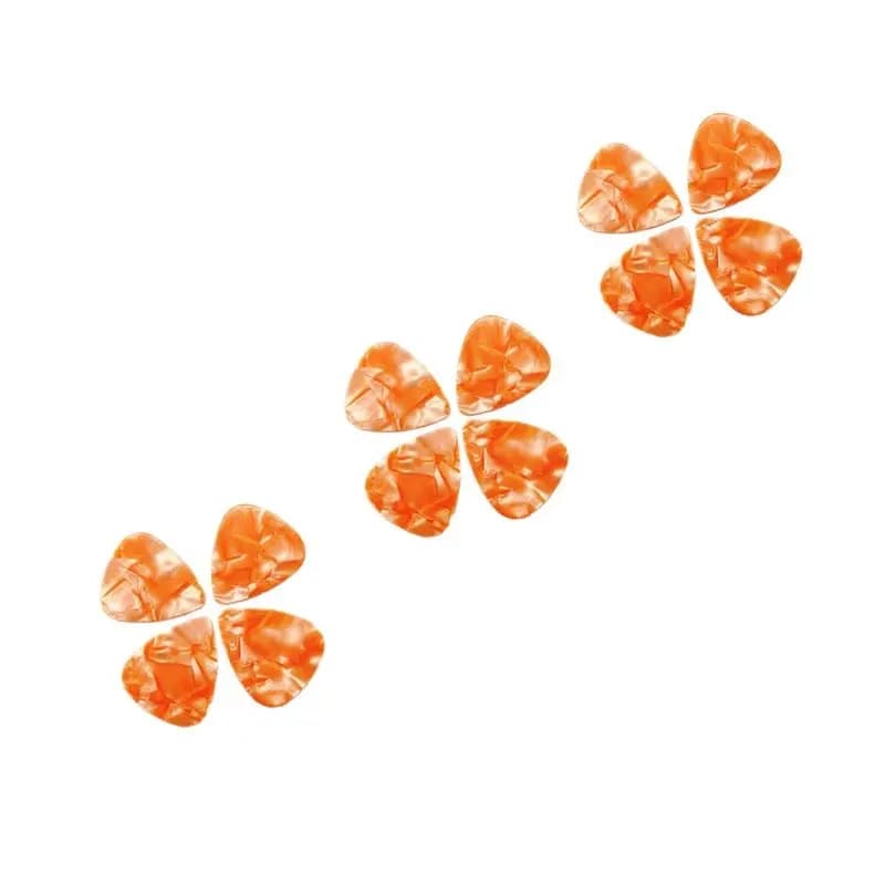 Plettri per spessore di miscelazione chitarra, 100 pezzi, 0,46 mm, 0,71 mm, 0,96 mm, marmo giallo perla celluloide, fabbrica cinese