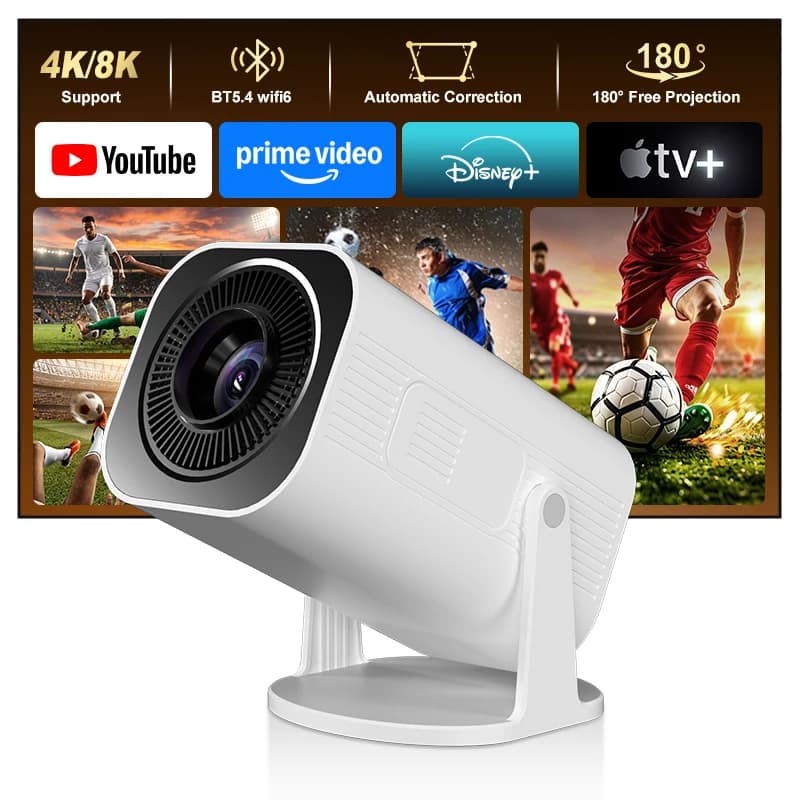 Proiettore Salange Android 14 P330W HD 1080P Supporto 4K Allwinner H723 BT5.3 Smart TV Ufficio Micro Portatile Wifi6 Home Theater